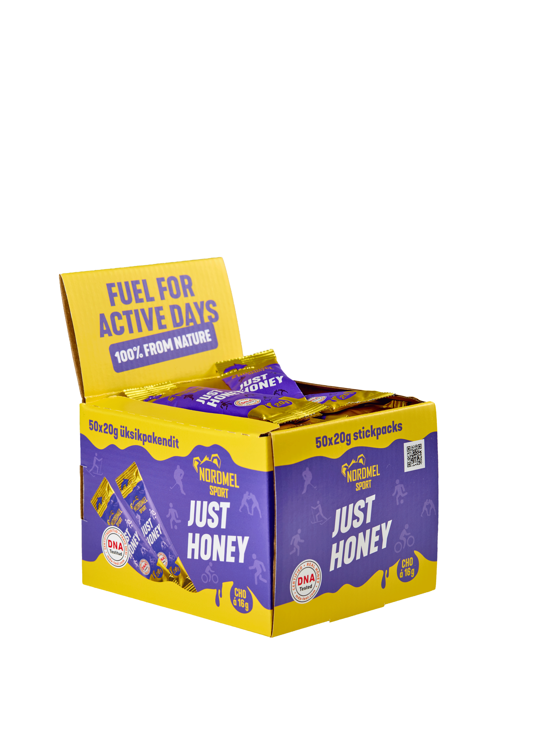 Nordmel Sport Just Honey mesi 50 x 20g karp